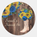 Search for blue cowboy boot stickers Rustic