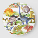 Recherche de motif dinosaure horloges Transparent