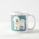 Search for bichon frise mugs White dog