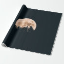 Recherche de pleine lune papier cadeau Arbre
