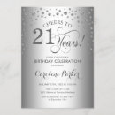 Search for elegant 21st birthday invitations Cheers to 21 years