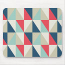 Recherche de triangle rouge tapis souris Bleu