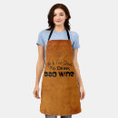 Search for funny wine sayings aprons Kitchen