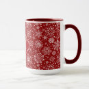 Search for white snowflake mugs Red