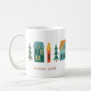 Search for red house mugs Vintage
