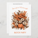 Search for block halloween invitations Pumpkin