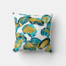 Search for turquoise and gold pillows Watercolor