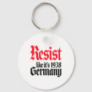 Search for activist round keychains Resist