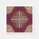 Recherche de motif mandala serviettes Bleu