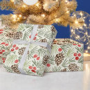 Search for pinecone wrapping paper Pattern