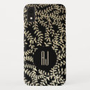 Search for floral swirls iphone cases Black