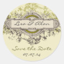Search for vintage save the date stickers Groom