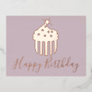 Search for cupcake birthday postcards Pink