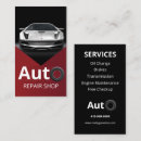 Search for auto repair shop business cards Vehicle