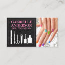 Recherche de manucure colorée cartes visite Technicien d'ongle