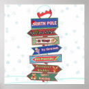 Search for north pole signs Santa