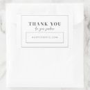 Search for thank you insert stickers Black and white