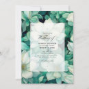 Search for green and silver wedding invitations Floral
