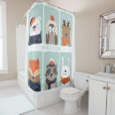 Search for winter shower curtains Illustration