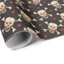 Recherche de skull papier cadeau Rouge