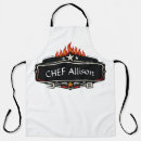 Search for flaming aprons Grill master