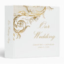 Search for white damask binders Gold