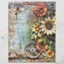 Search for steampunk scrapbook paper Floral