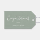 Search for green gift tags Elegant