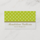 Recherche de polka dot business cards Blanc