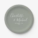 Search for sage wedding plates Stylish
