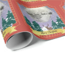Search for vintage reindeer wrapping paper Sleigh