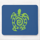 Recherche de tortue verte tapis souris Bleu