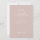 Recherche de elegant dusty rose mariage invitations Couple