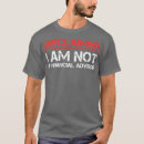Recherche de conseiller financier tshirts Marché stock