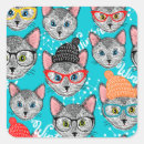 Recherche de salut autocollants Chat