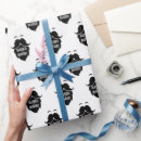 Search for beard wrapping paper Black and white
