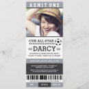 Recherche de football ticket invitations Soccer