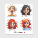 Search for cartoon character face stickers Happy