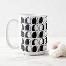 Search for vintage art deco mugs Black and white