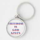 Search for red white keychains Freedom