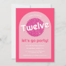 Search for girls 12th birthday invitations For her