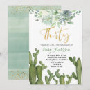 Search for succulents birthday invitations Greenery