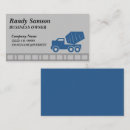 Search for cement business cards Contractor