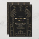 Search for peacock birthday invitations Black