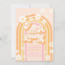 Search for boho 4th birthday invitations Four ever groovy