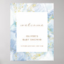 Search for blue gold baby shower posters Elegant