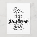 Search for repeat postcards eat sleep repeat