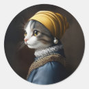 Search for pearl earring stickers Portrait