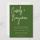 Search for forest green wedding invitations Chic