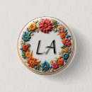 Recherche de conceptions colorées badges Motif floral